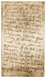 Facsimile of a page of Sir Ralph Verneys notes on the Long Parliament from Memoirs of the Verney Family