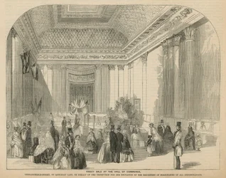 Fancy Sale at the Hall of Commerce