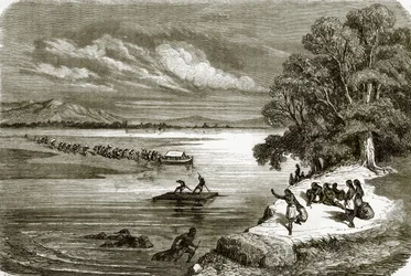 Ferry on the Rio Colorado