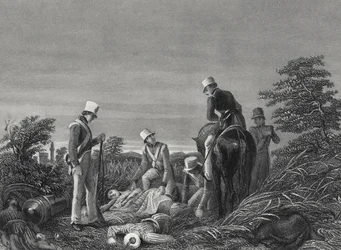 Finding the Colours of the 24th Regiment