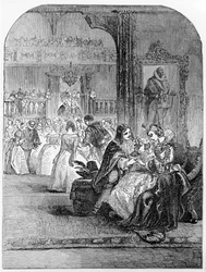 First Interview of Prince Charles with Princess Henrietta at Paris