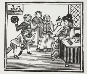 Fitzwarren receiving his servants ventures (illustration)