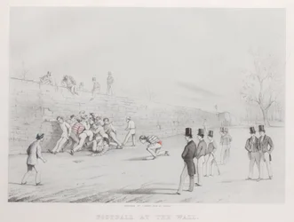 Football at the Wall