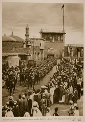Formal Entry of the British Troops Under General Maude into Bagdad, March 11th, 1917