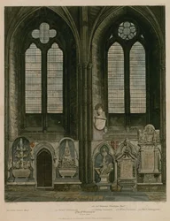 Fourth and fifth window, North Aisle, Westminster Abbey, London