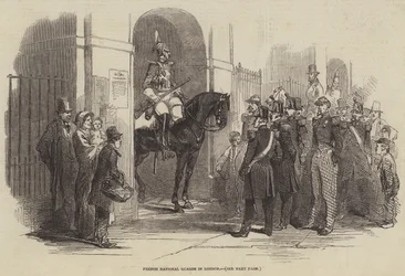 French National Guards in London