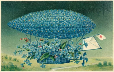 French greeting card