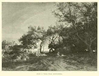 From a Villa Near Bordighera