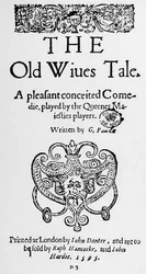 Frontispiece to The Old Wives Tales by George Peele (1556-96), 1595