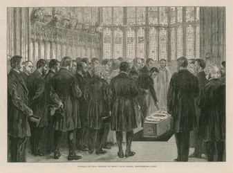 Funeral of Dean Stanley in Henry VII