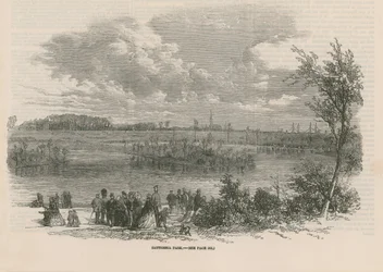 General View of People in Battersea Park