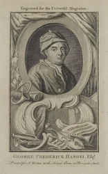 George Frideric Handel, Engraved for the Universal Magazine, c.1760