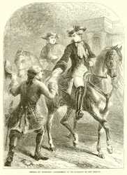 George III Receiving Intelligence of His Accession to the Throne
