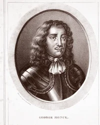 George Monck, engraved by de Ducarme