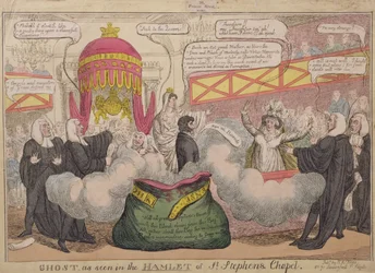 Ghost as Seen in Hamlet of St. Stephens Chapel, pub. 1820