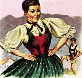 Girl in the Costume of the Austrian Tyrol