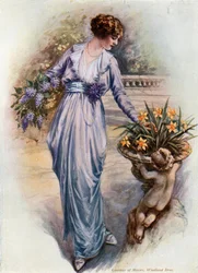 Girl Picking Flowers