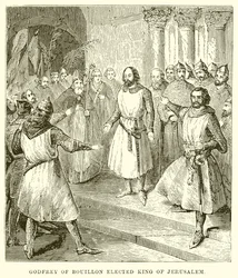 Godfrey of Bouillon Elected King of Jerusalem