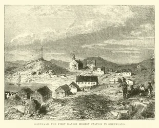 Godthaab, the First Danish Mission Station in Greenland