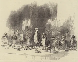 Grand Banquet to Viscount Palmerston by the Reform Club