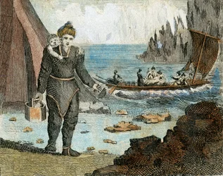 Greenland Woman and Boat, c.1779
