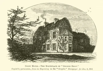 Griff House, the Birthplace of George Eliot
