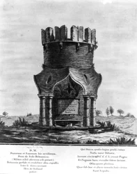Hackendown Monument, Engraved by J. Basire