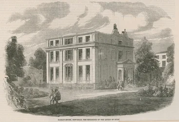 Harley House, New Road, London, the Residence of the Queen of Oude