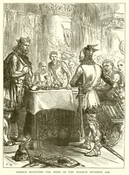 Harold receiving the News of the Norman Invasion, 1066