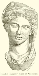 Head of Demeter, found at Apollonia