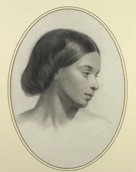 Head of a Girl, 1860