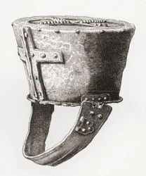 Helmet from Castle Pomeroy, England, Dating from c.12th Century