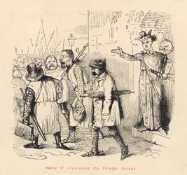 Henry II Dismissing the Foreign Barons