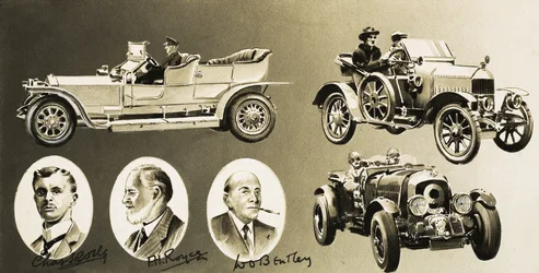 Henry Royce, Charles Rolls, W. O. Bentley -- Three Pioneers of the Motor Car