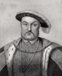 Henry VIII, engraved by Bocquet, from 