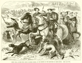 Henry VII at the Royal Hunt in Epping Forest, on the Morning of the Execution of Anne Boleyn