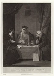 Henry VII with Empson and Dudley