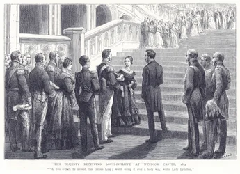 Her Majesty Receiving Louis-Philippe at Windsor Castle, 1844