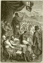 Herodotos Reading His History at a Public Festival