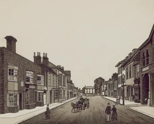 High Street, Petersfield from Bank