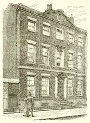 House in Rodney Street, Liverpool, Where Mr. Gladstone Was Born