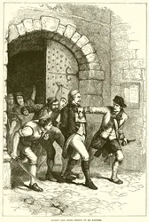 Huddy led from prison to be hanged