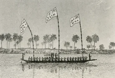 Iboe war canoe
