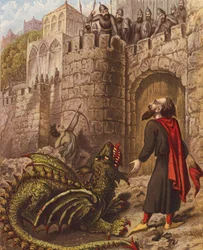 Illustration for The Holy War by John Bunyan