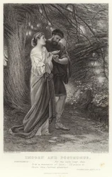 Imogen and Posthumus, Cymbeline, Act I, Scene 2