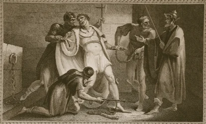 Imprisonment of Stephen, Illustration from David Hume