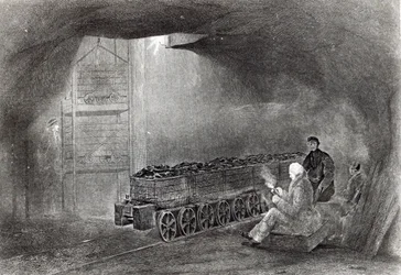 In the Coal Mine, Illustration from 