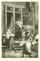 In the Jewish quarter, Amsterdam