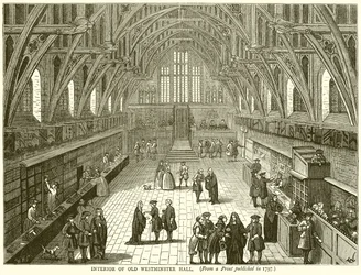 Interior of Old Westminster Hall