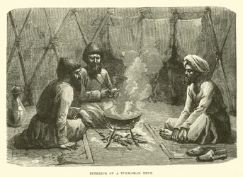 Interior of a Turkoman Tent